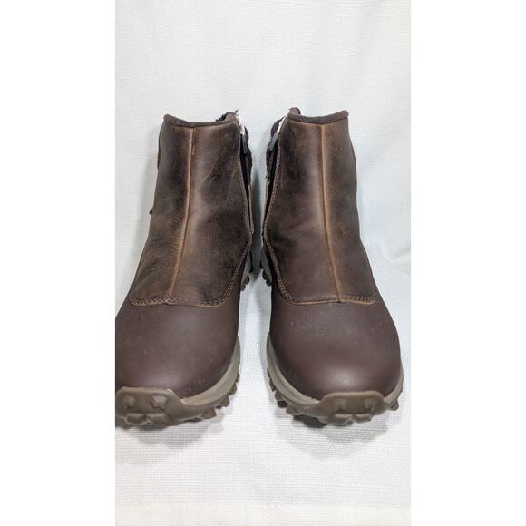 MERRELL Women's Thermal Kiruna Mid Zip Waterproof Snow Boot Sz 8.5 UK 39 Clay - Picture 9 of 9